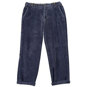 Brooks Brothers 346 Cuffed Wide Wale Casual Corduroy Pants Mens 34x27